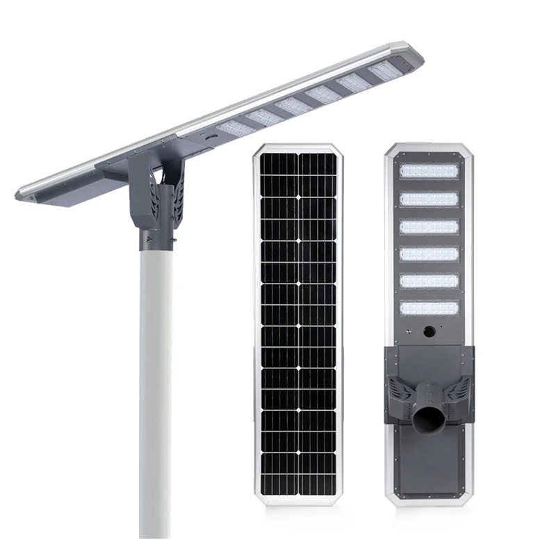 Lumină stradală solară de 100W pentru zonele de coastă